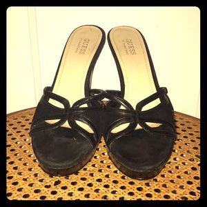 ❤️ Guess black heels 8.5